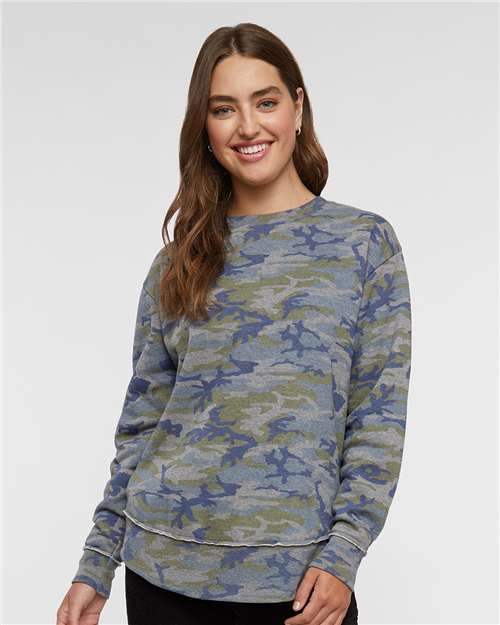LAT Women's Weekend Fleece Crewneck Sweatshirt