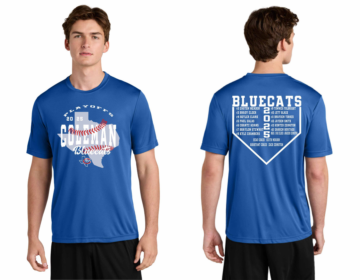 CBBC Bluecat Baseball Playoff Shirts