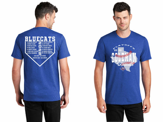 CBBC Bluecat Baseball Playoff Shirts