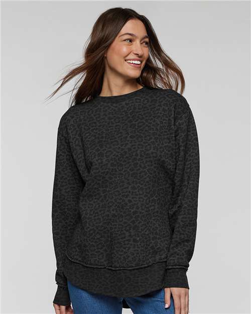 LAT Women's Weekend Fleece Crewneck Sweatshirt