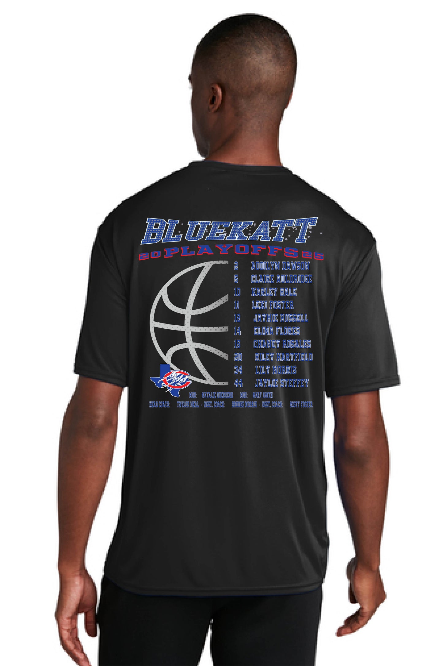 CBBC Coleman Bluekatt Basketball Playoff shirts