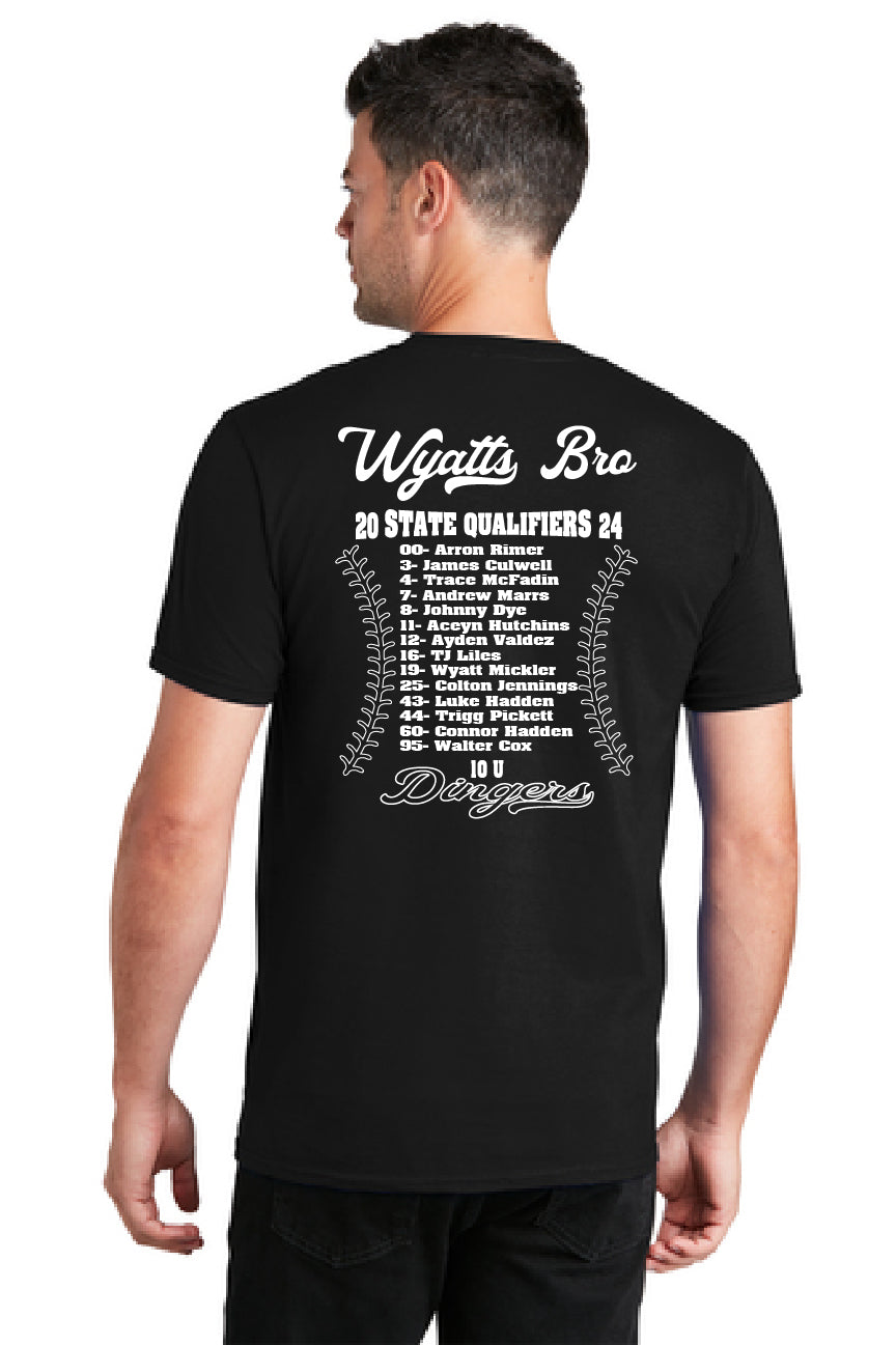 Pioneer Dingers 10u - State Qualifiers Shirt