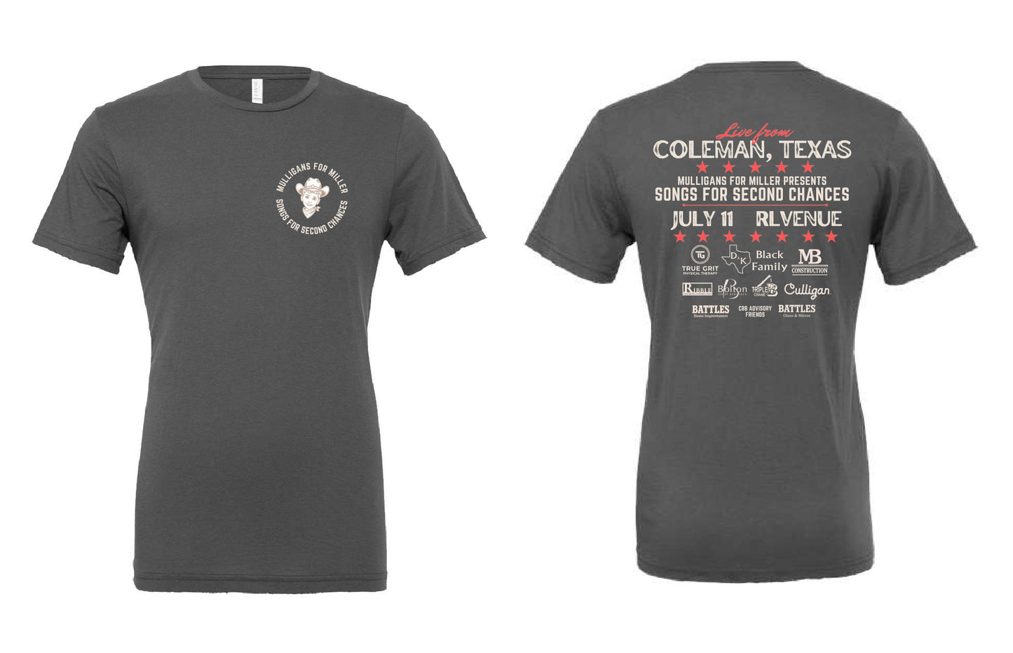 Mulligans for Miller T-shirt Fundraiser