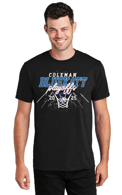 CBBC Coleman Bluekatt Basketball Playoff shirts