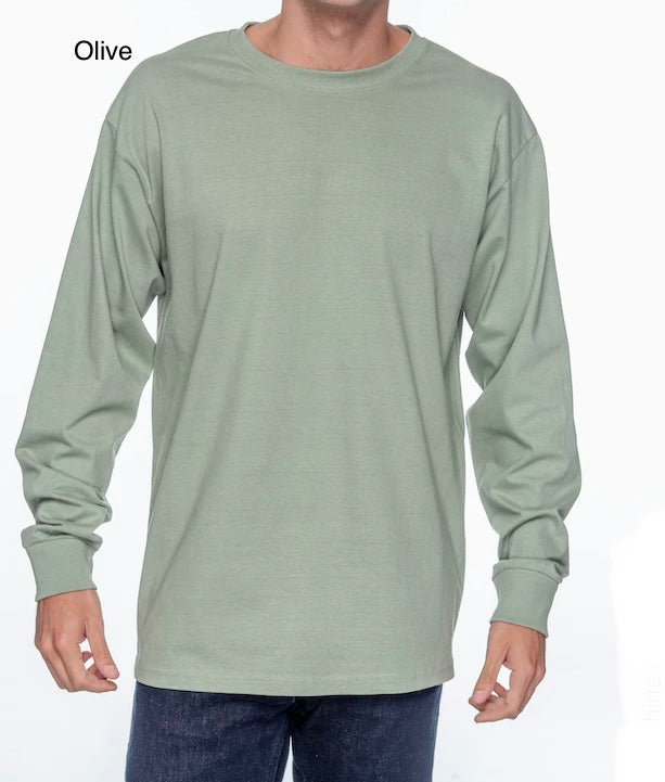 Adult Cotton & Cotton/Poly Long Sleeve